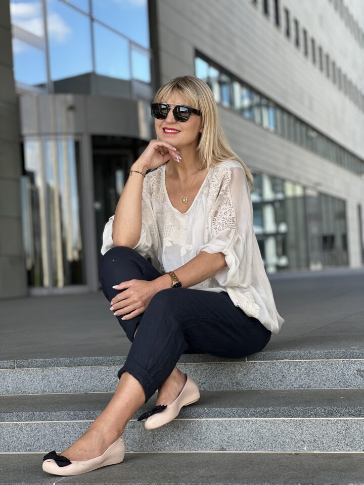 Bluzka Celina - ecru