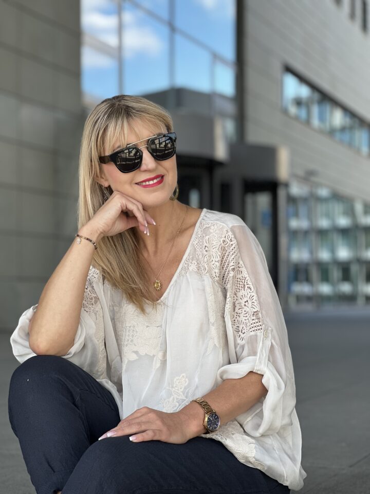 Bluzka Celina - ecru