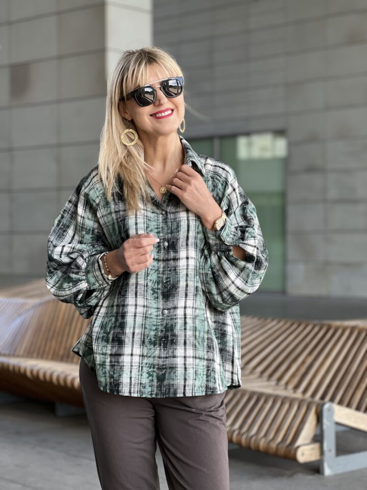 Koszula Denim - zielona