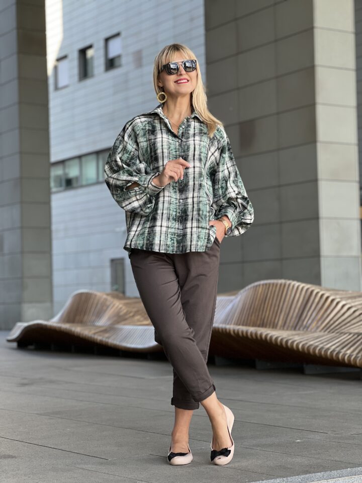 Koszula Denim - zielona