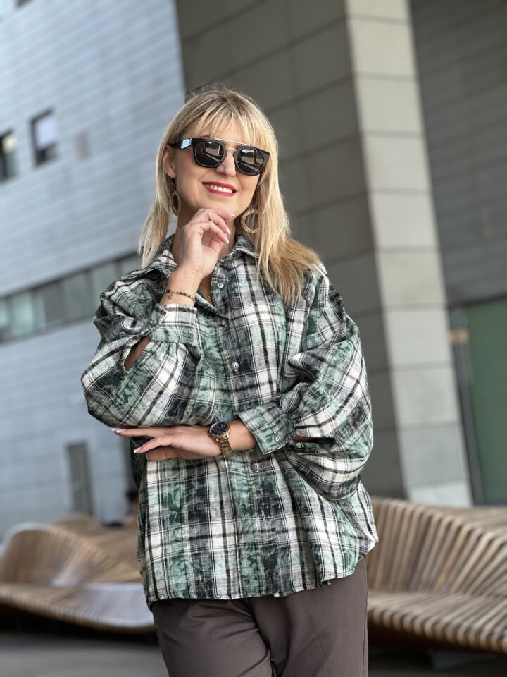 Koszula Denim - zielona
