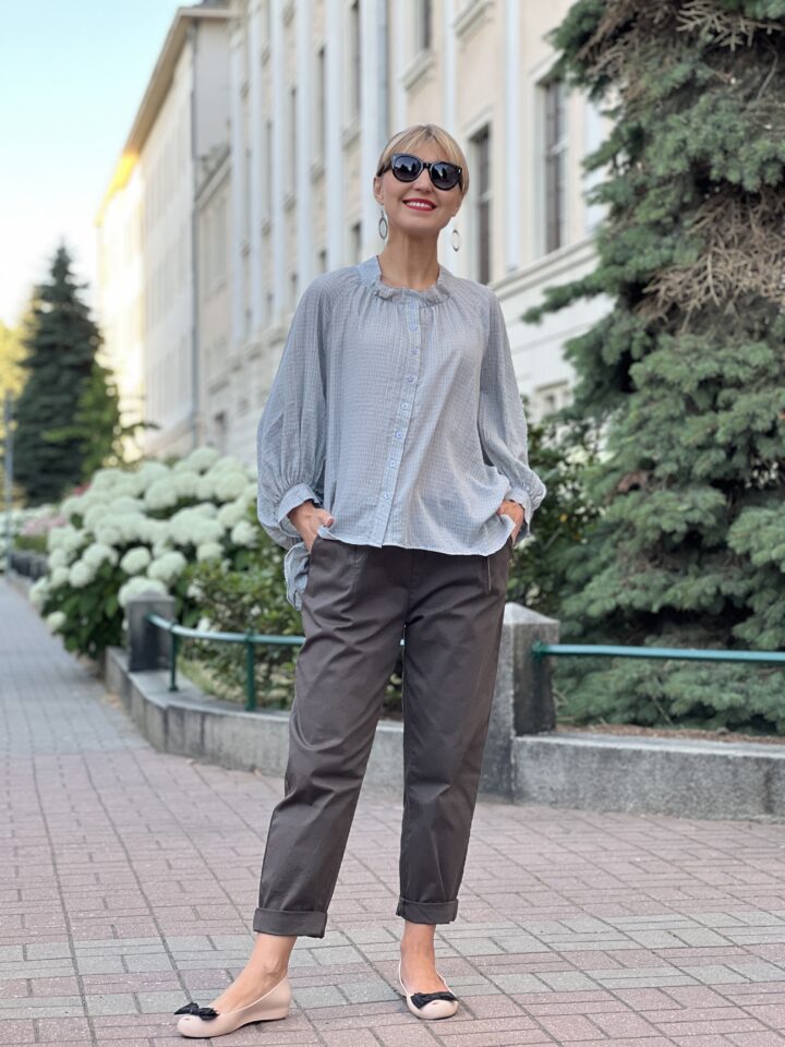 Koszula Pastella - szałwia