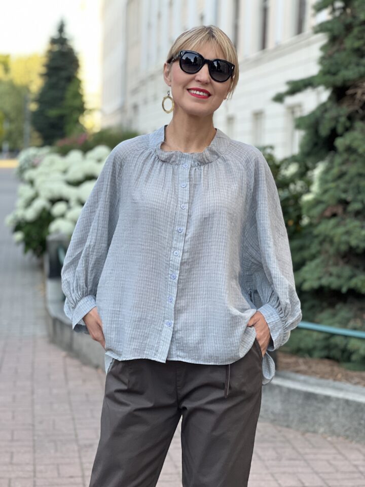 Koszula Pastella - szałwia