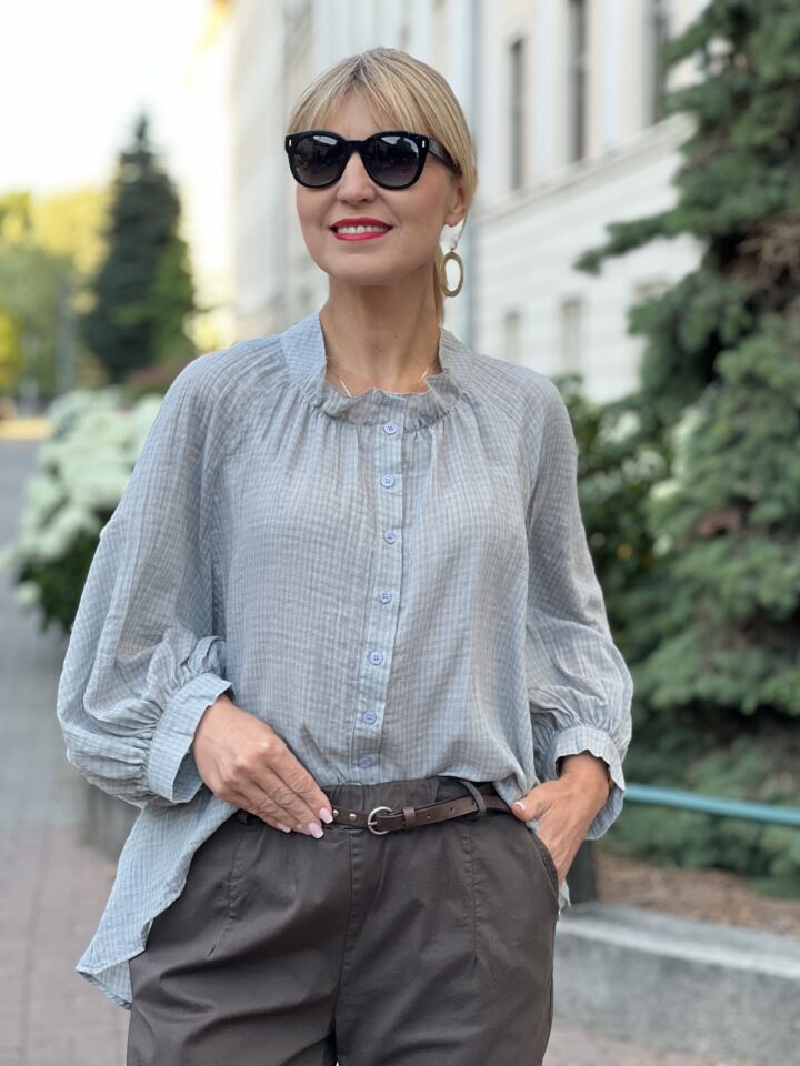 Koszula Pastella - szałwia